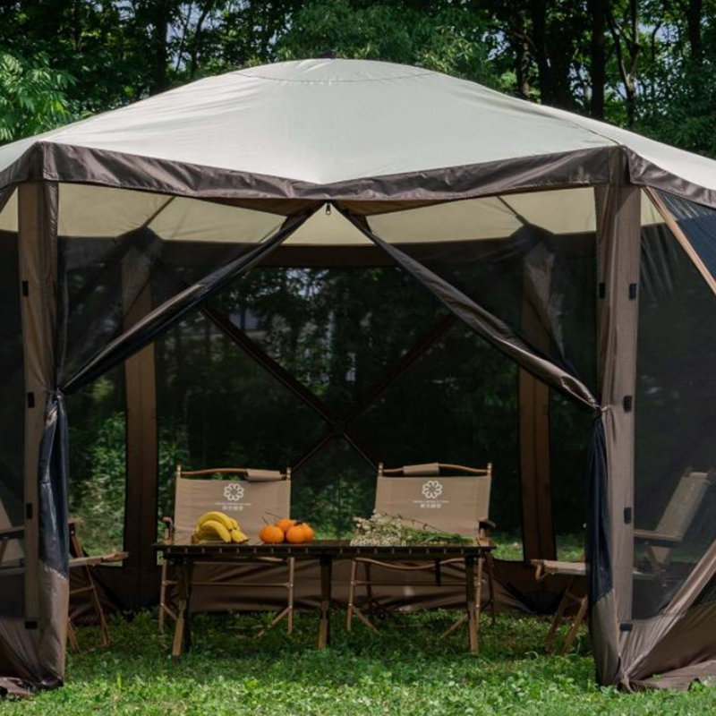Hexagon Castra screen domos & mansiunculas