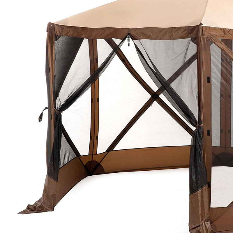 Hexagon Castra screen domos & mansiunculas