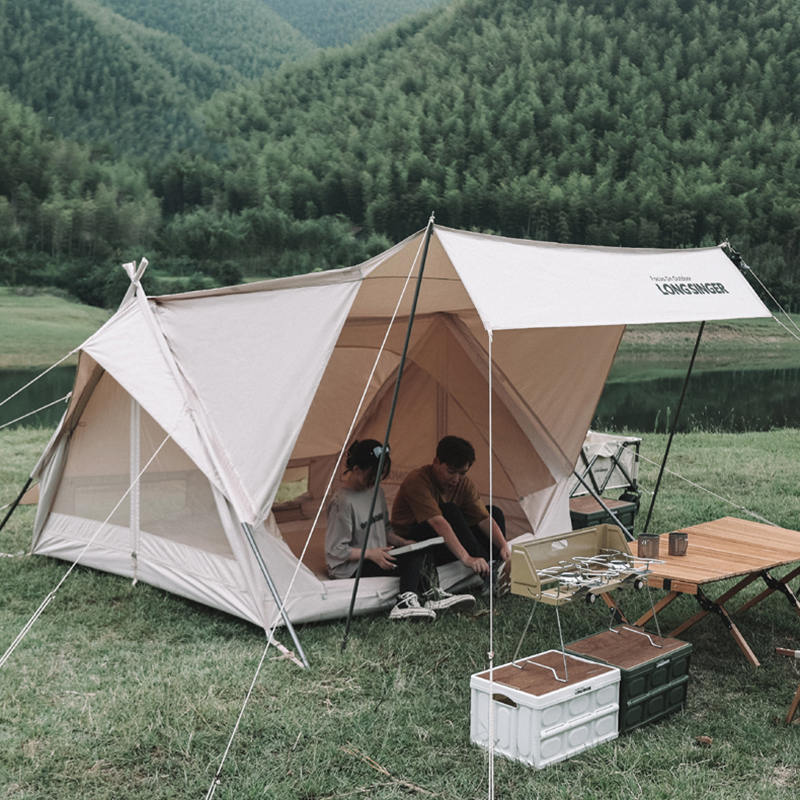 A-frame teepee castra tentorium