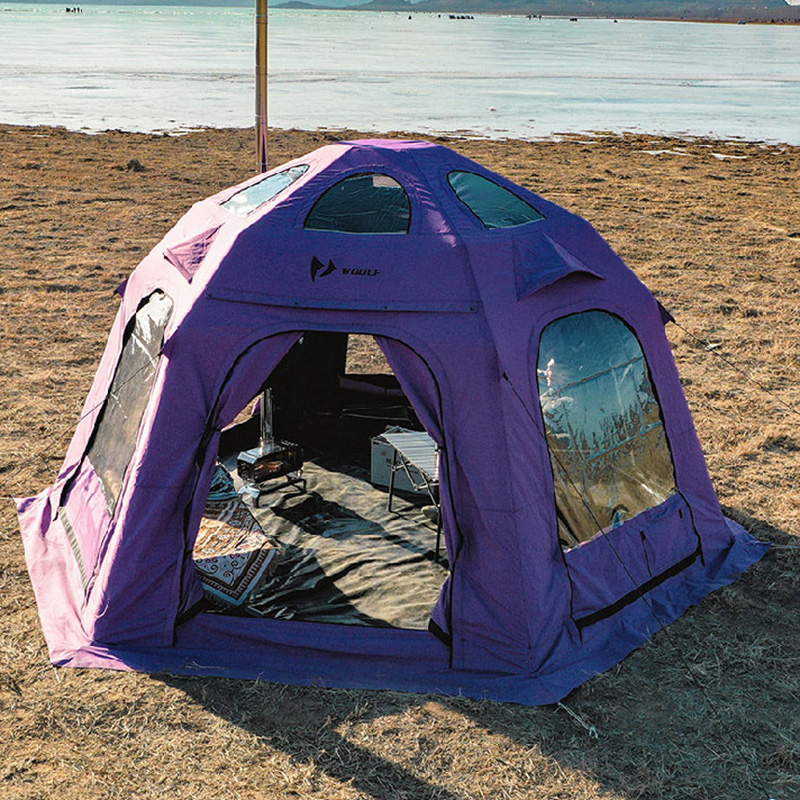 Sphaerica inflatable tabernaculo